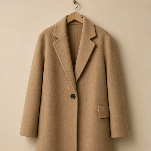 Camel wool coat
