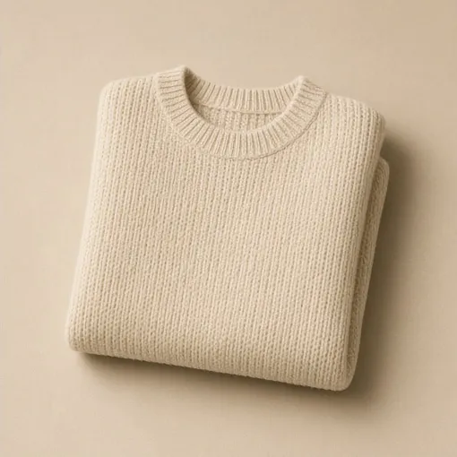 Cream knit sweater