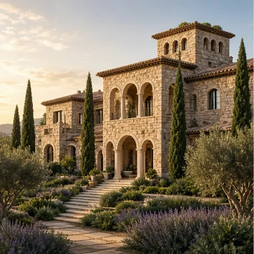 Stone Mediterranean estate